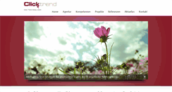 Desktop Screenshot of clicktrend-media.com